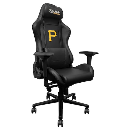 Dreamseat Xpression Pro Gaming Chair with Pittsburgh Pirates Secondary Logo XZXPPRO032-PSMLB22011A